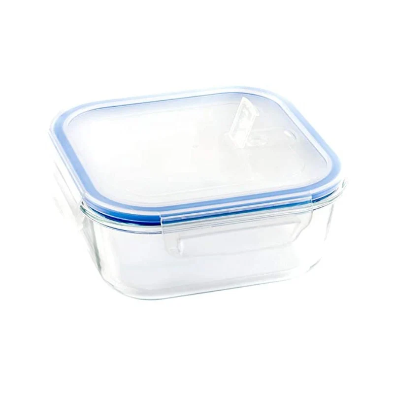 CONTENEDOR CUADRADO 800ML BOROSILICATO