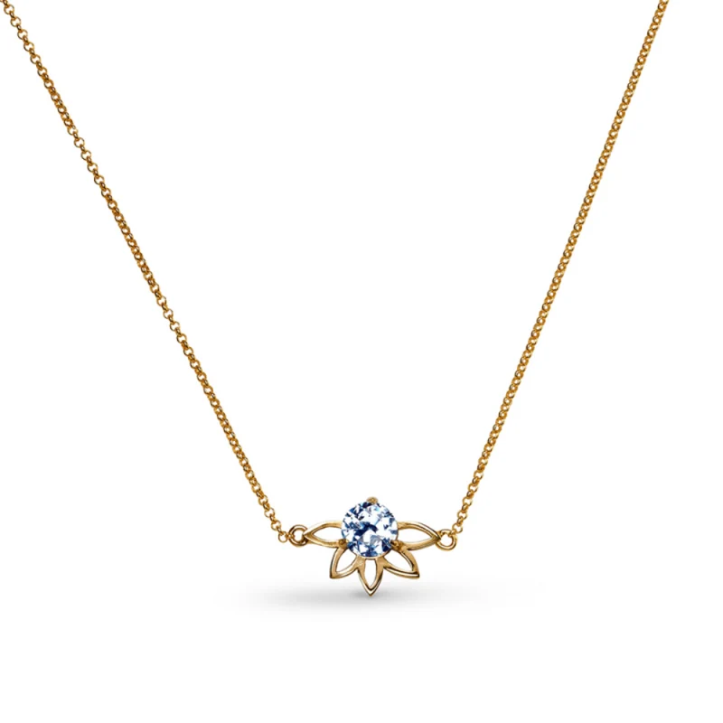 COLGANTE FLORAL ORO