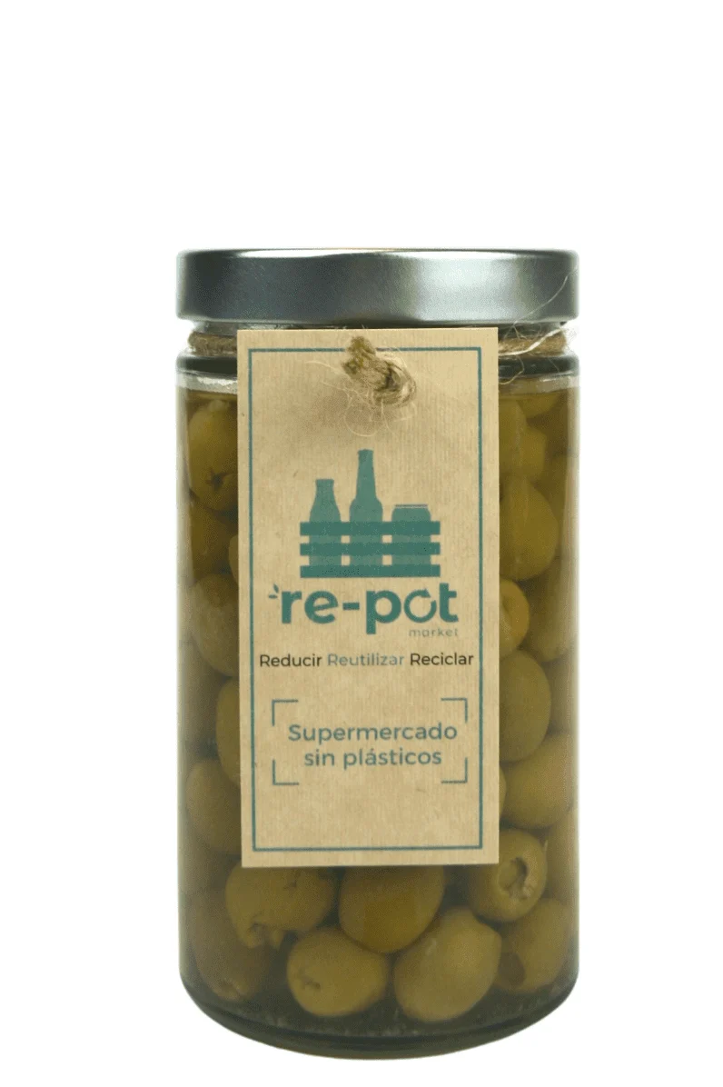 Aceitunas Manzanilla en Vidrio Retornable 0,3 Kg