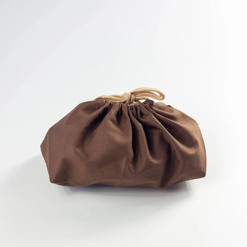 Drawstring Lunch Bag | Brown