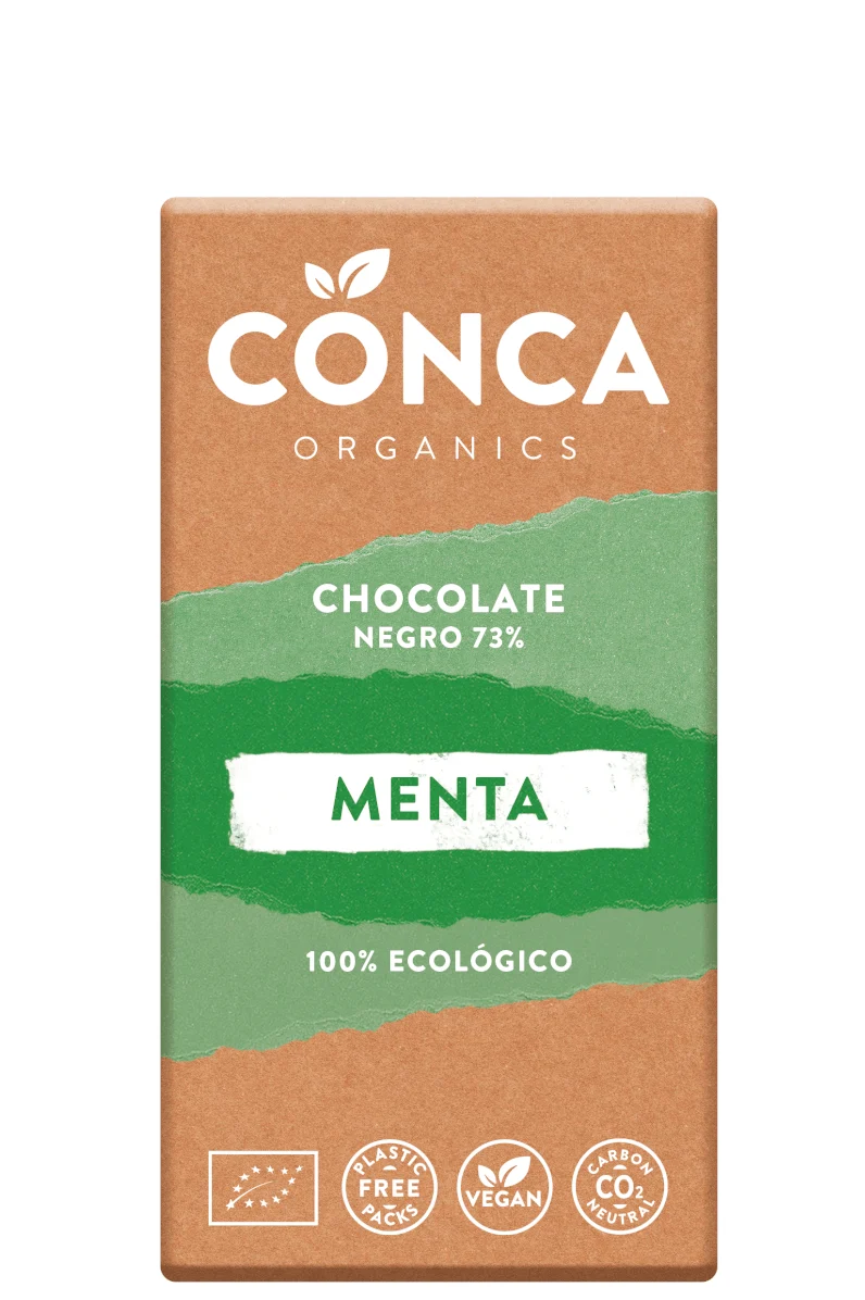 Chocolate Negro con Menta ECO - La Conca Organics