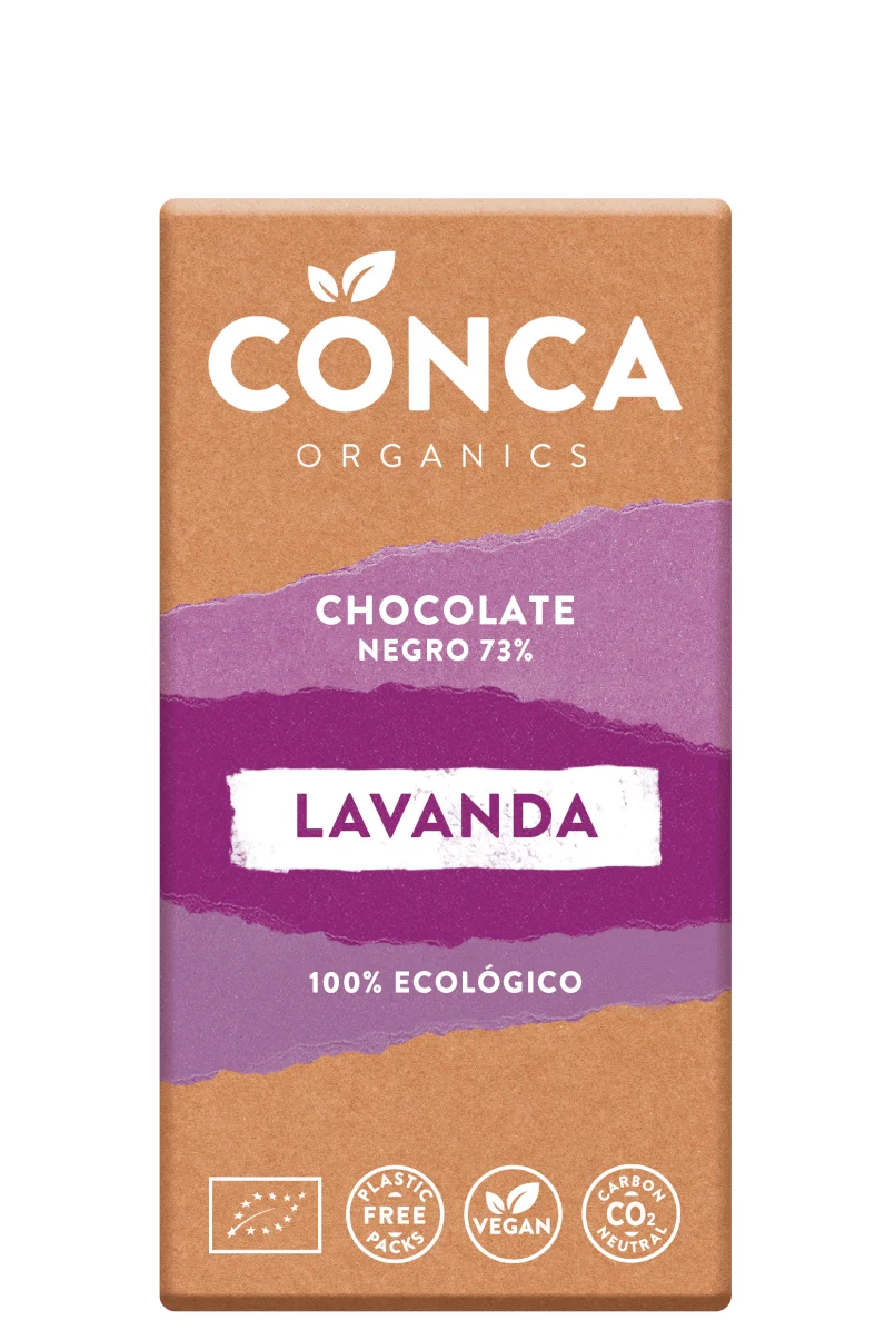 Chocolate Negro con Lavanda - La Conca Organics