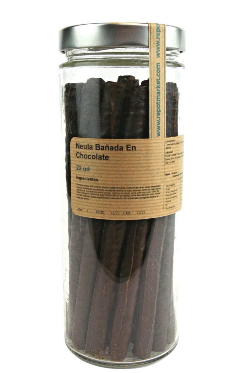 Neulas Bañadas en Chocolate (22 Ud)