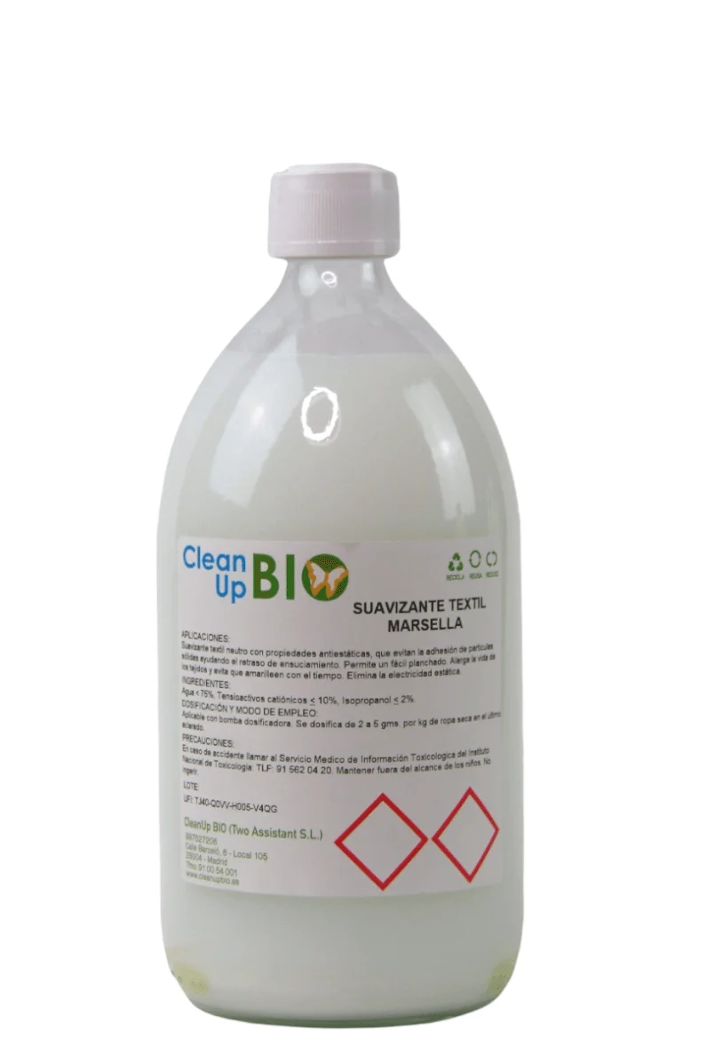 Suavizante textil Neutro Lavanda CleanUp BIO 1L - En vidrio retornable