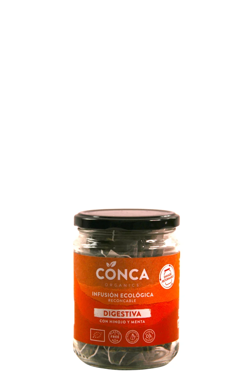 Infusión BIO Digestiva en vidrio retornable - La Conca Organics