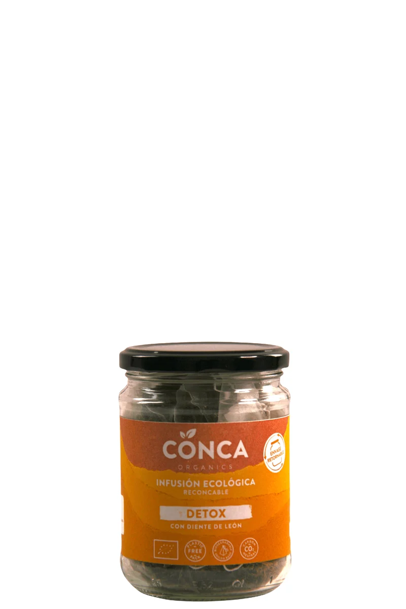 Infusión BIO Detox en vidrio retornable - La Conca Organics