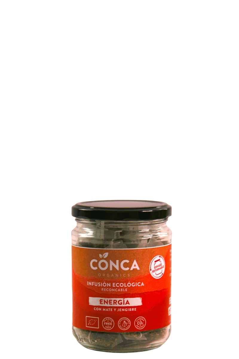 Infusión BIO Energía en vidrio retornable - La Conca Organics
