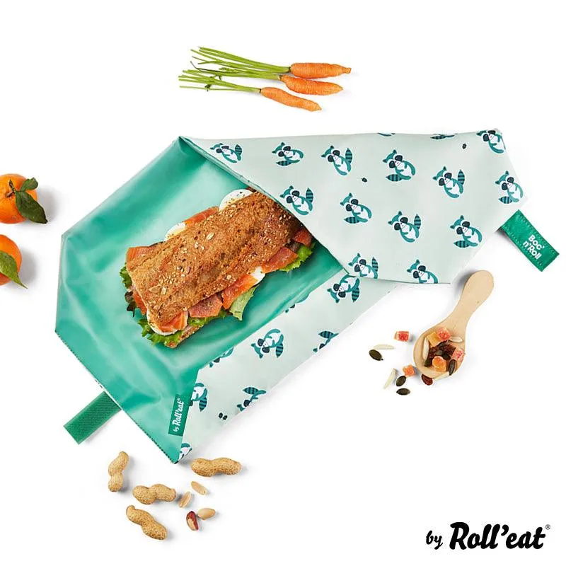 Porta bocadillos reutilizable Boc'n'Roll - Mapaches