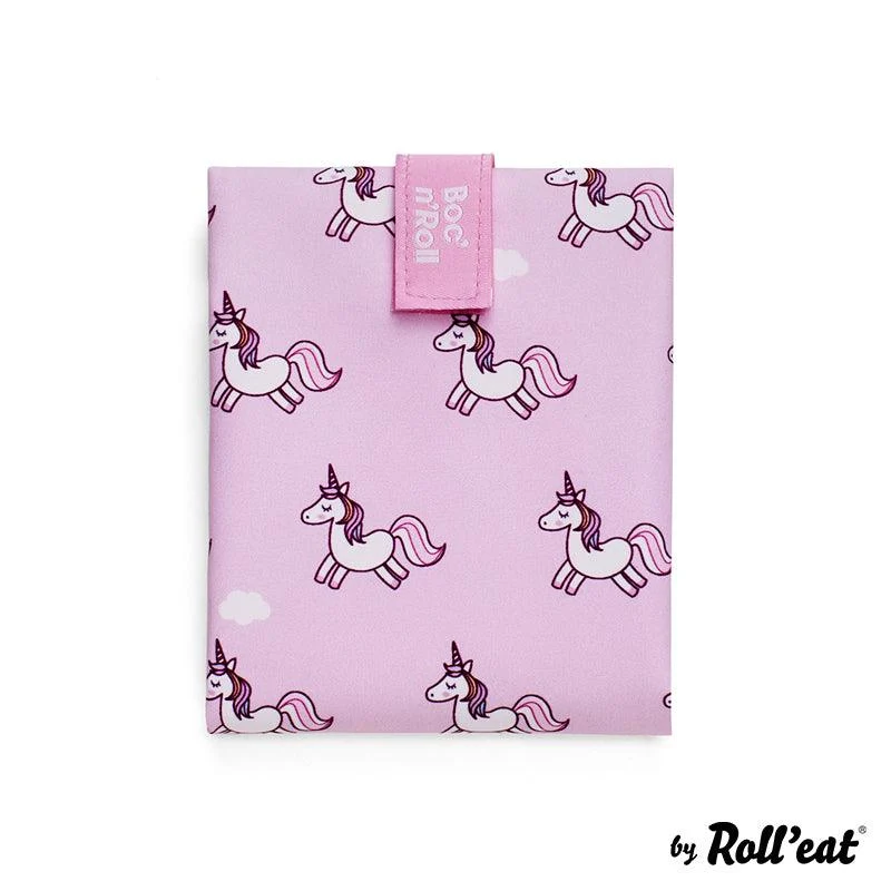 Porta bocadillos reutilizable Boc'n'Roll - Unicornios