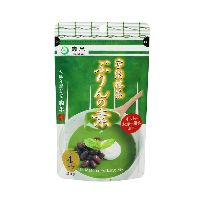 Morihan Uji Matcha Pudding Mix (60g)