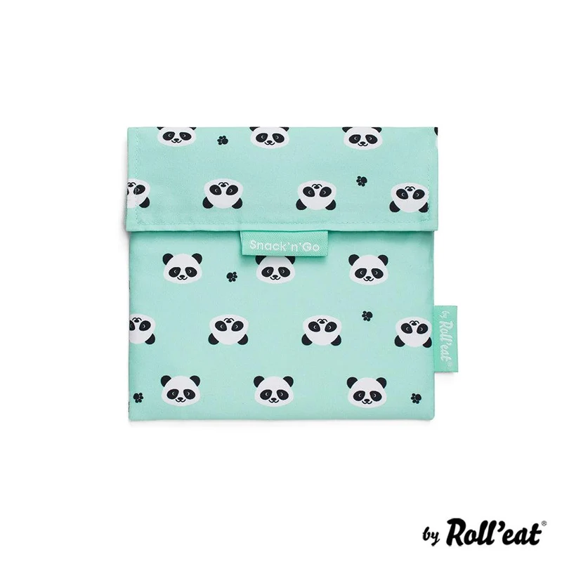 Porta snacks reutilizable Snack'n'Roll - Panda