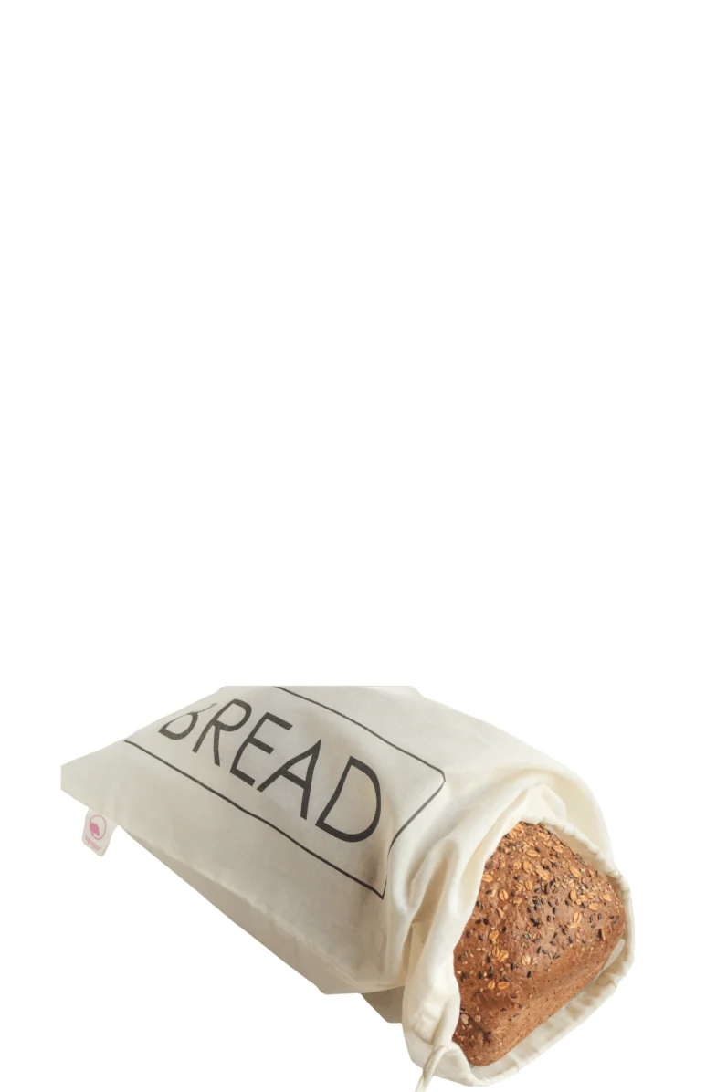 Bolsa para el pan de algodón orgánico "BREAD"