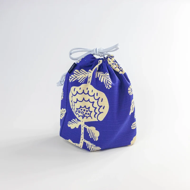 Original Furoshiki Bag | Chrysanthemum (Blue)