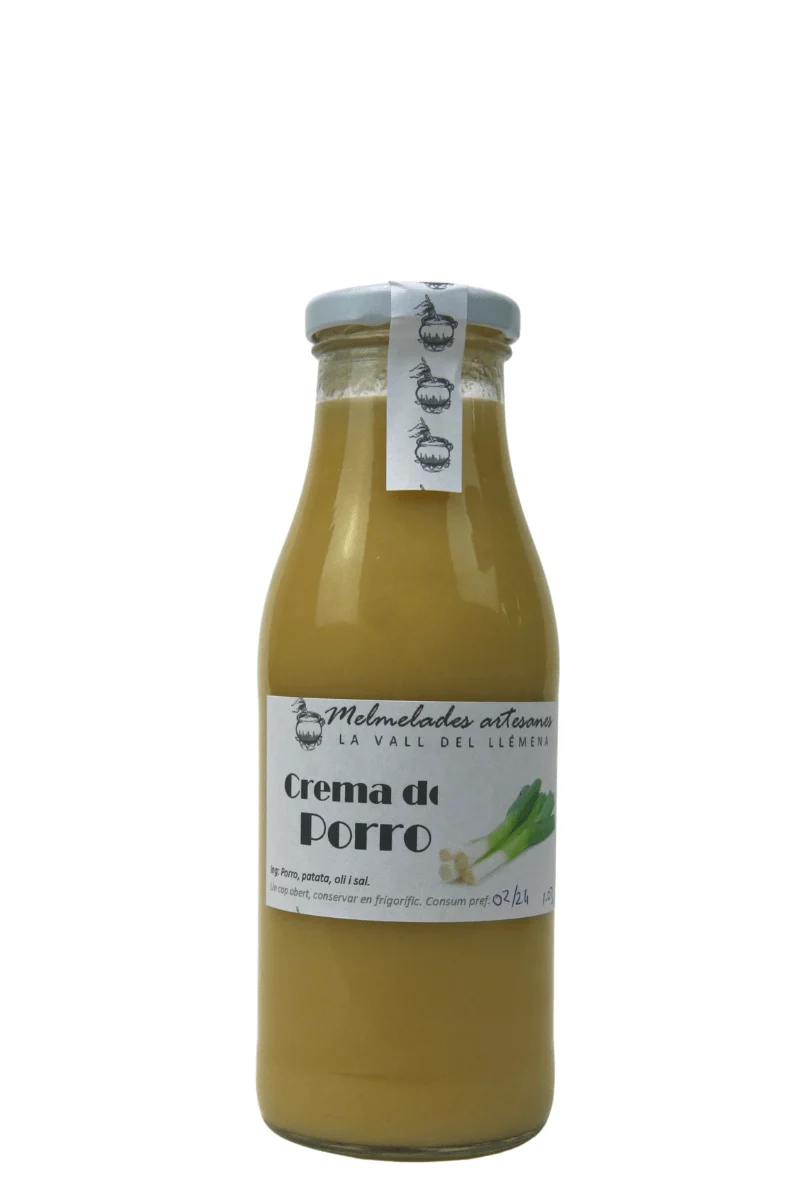 Crema artesana de puerros 500 ml - MAVALL