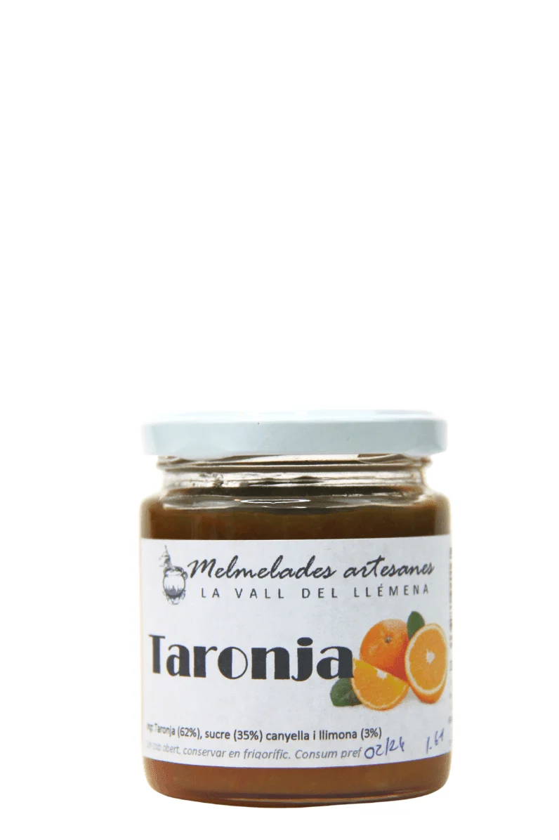 Mermelada de naranja en vidrio retornable 250 g - MAVALL