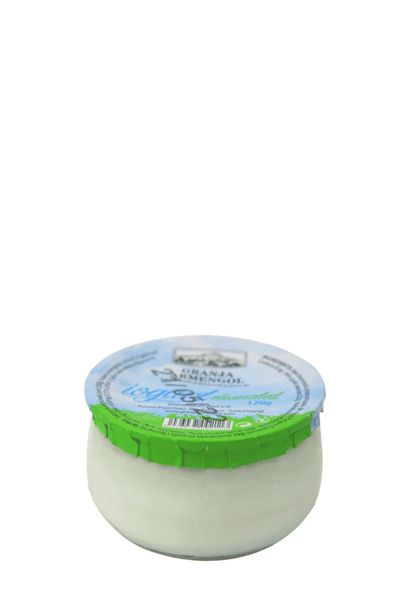 Yogur artesano natural desnatado de vaca 125 g- Granja Armengol