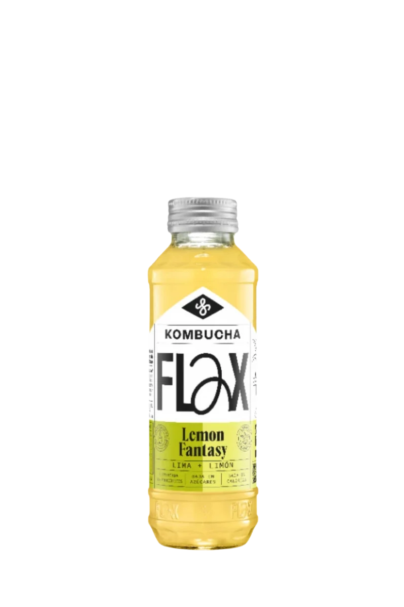 Kombucha Lemon Fantasy en vidrio retornable - Flax&Kale