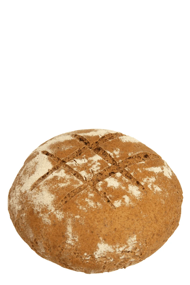 Pan de pagés sin gluten de tapioca, arroz, trigo sarraceno y avena
