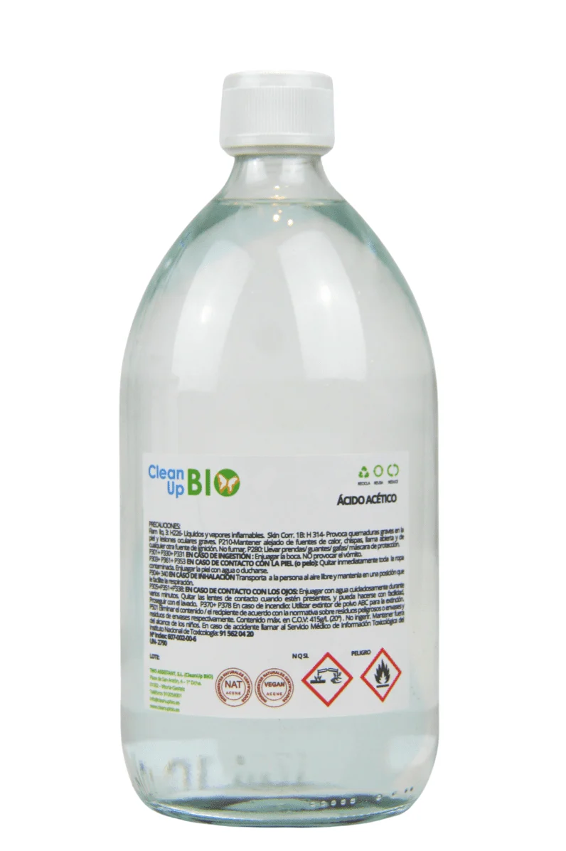 Vinagre de Limpieza CleanUP BIO 1L - En vidrio retornable