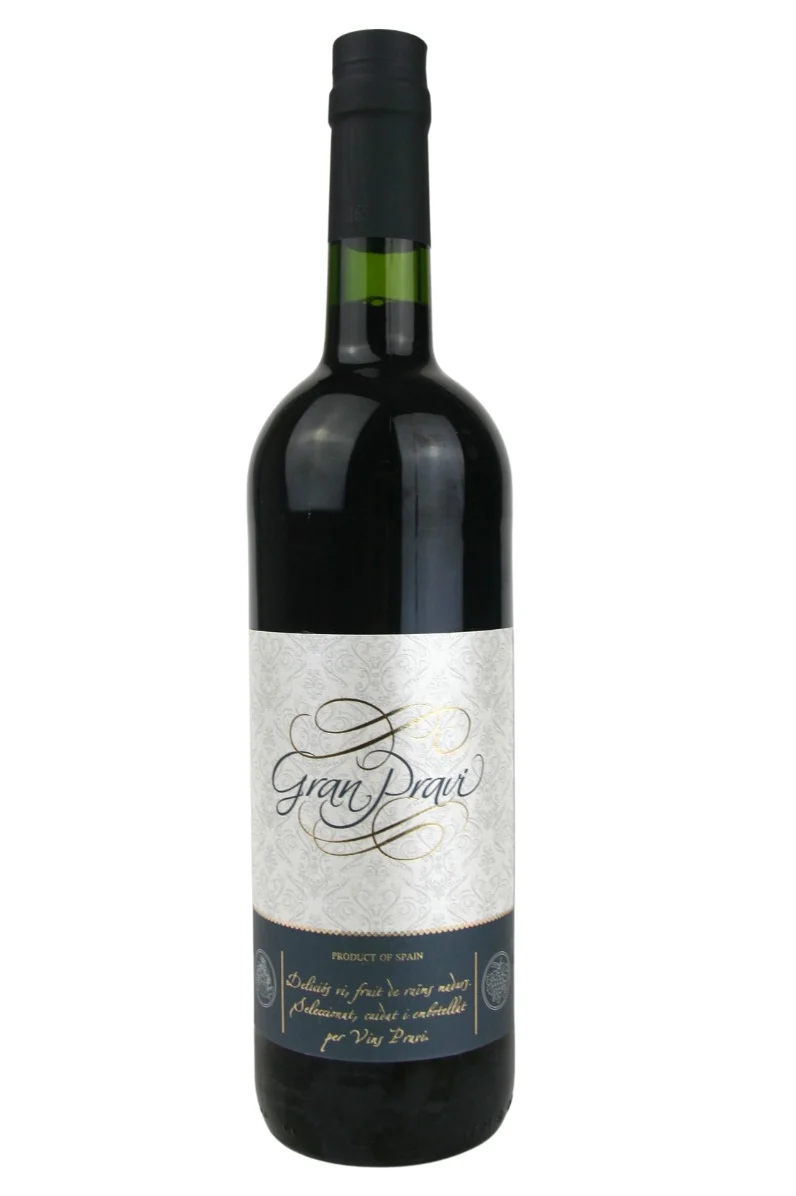 Vino Tinto de mesa Gran Pravi en vidrio retornable 75 cl - Vins Pravi