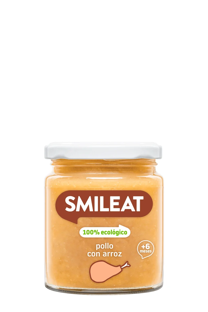 Tarritos de Pollo con arroz ECO 230 g - SMILEAT
