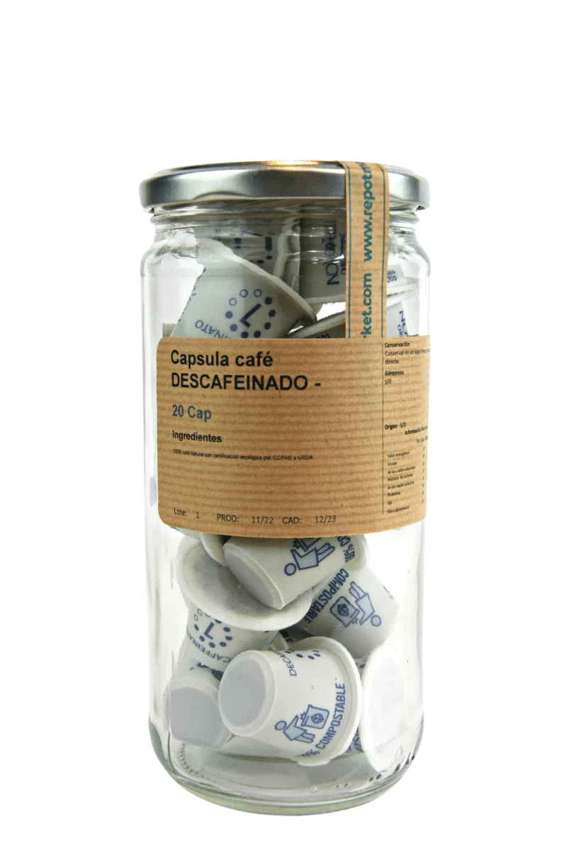 Capsula cafe DESCAFEINADO - NoVell 20 Cap