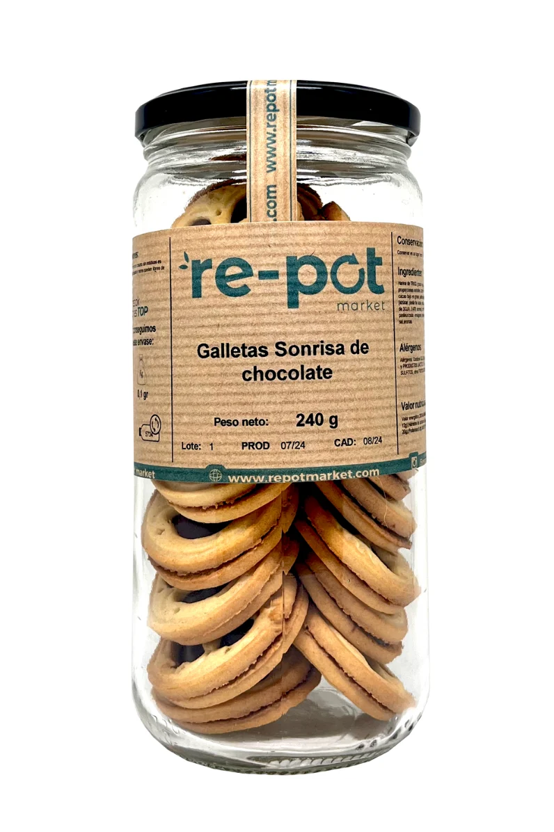 Galletas rellenas de chocolate Sonrisa 240 gr