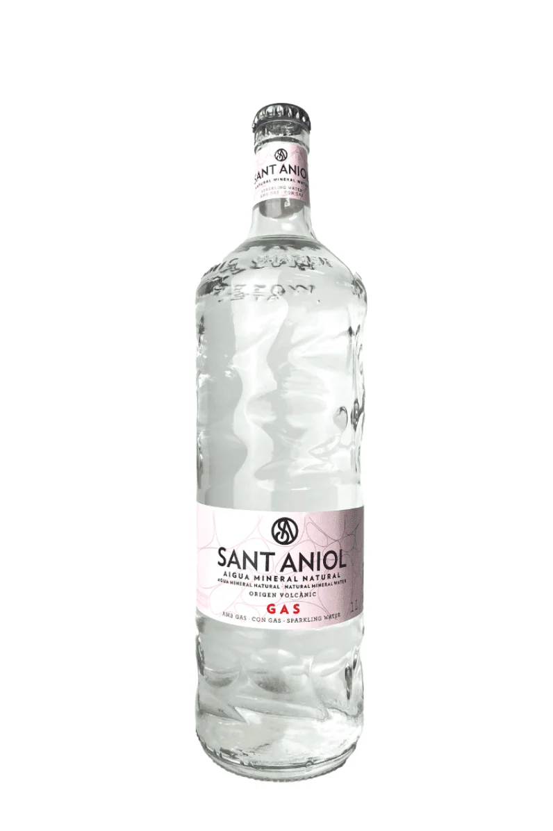 Agua con gas Sant Aniol en vidrio retornable 1L - 1 ud