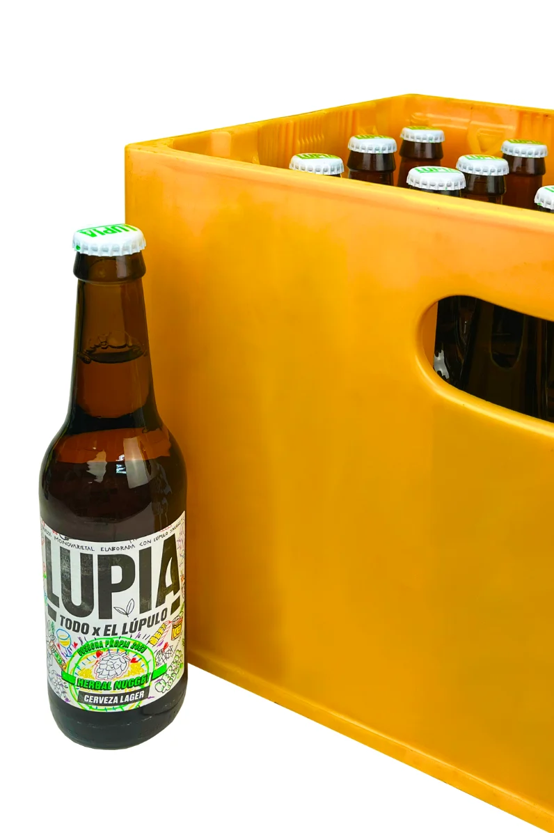 Cerveza Lupia en vidrio retornable 330 ml - Pack 24 Ud