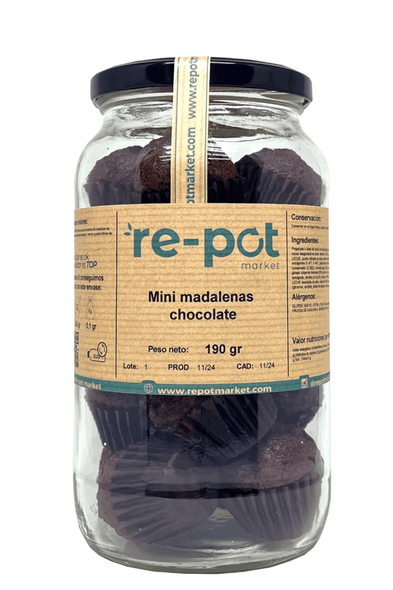 Magdalenas mini bombon 190 g