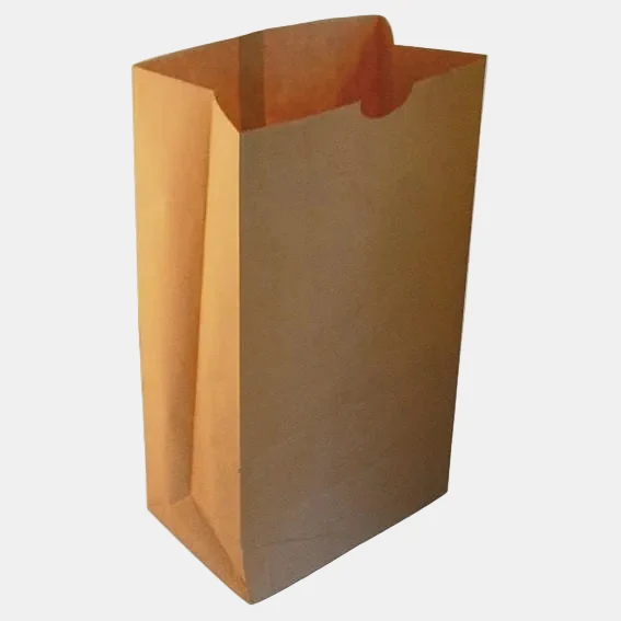 Bolsa kraft sin asas fondo americano. 18 x 11 x 35 cm - 500 Uds.