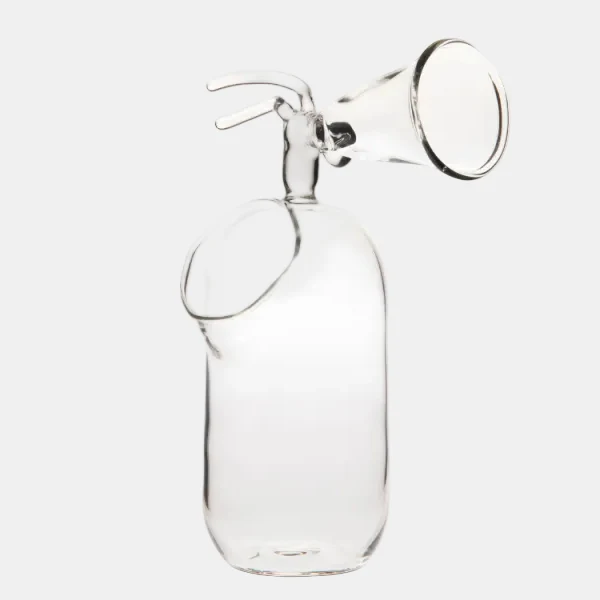 Vaso "thirst extinguisher". 13 x 9 x 19 cm - 1 ud.