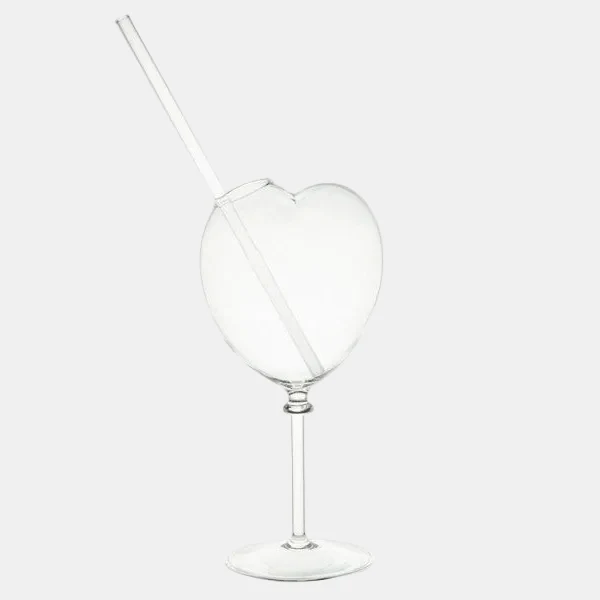 Vaso heart. 18 x 9 x 9 cm. 290 ml - 1 ud.