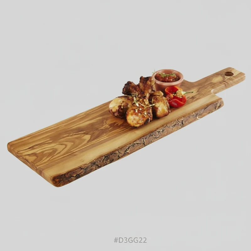 Tabla servir madera de olivo. 51 x 15 x 1.5 cm - 1 Ud