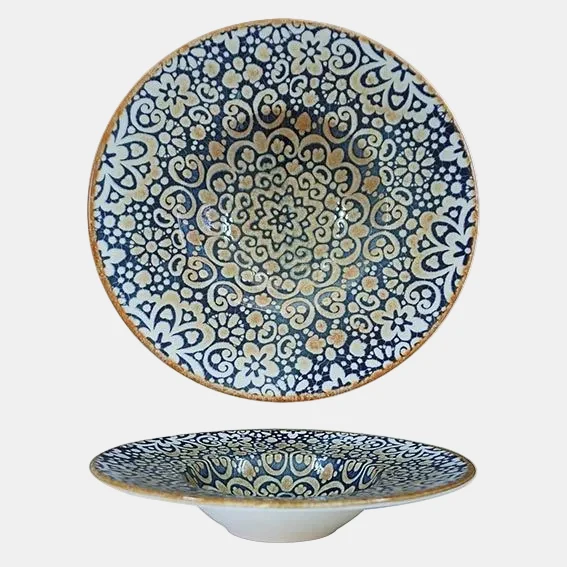 Plato plasta porcelana Alhambra. Varias medidas - 6 Uds.