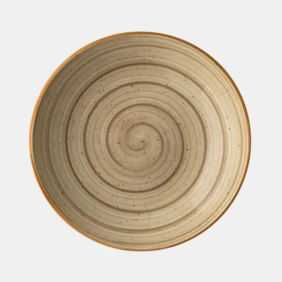 Plato hondo porcelana gourmet terrain. ø23 x 4 cm. 100 cl - 6 Uds.