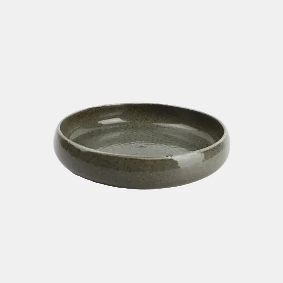 Plato hondo de porcelana Curvo. ø23 x 5 cm - 2 Uds.