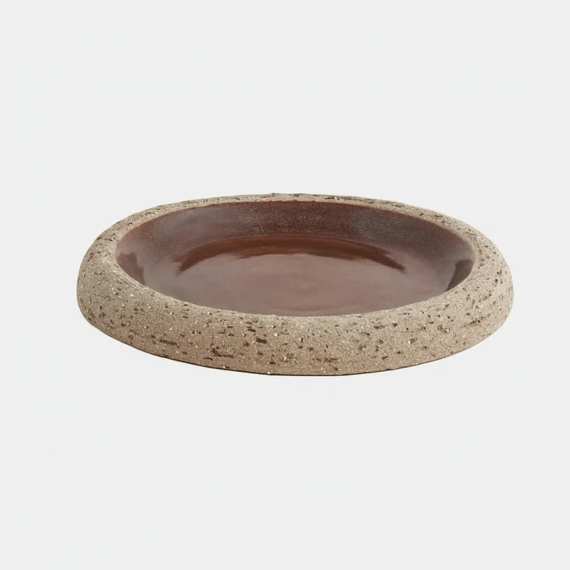 Plato barcino morena. ø27 x 3.8 cm - 4 uds.