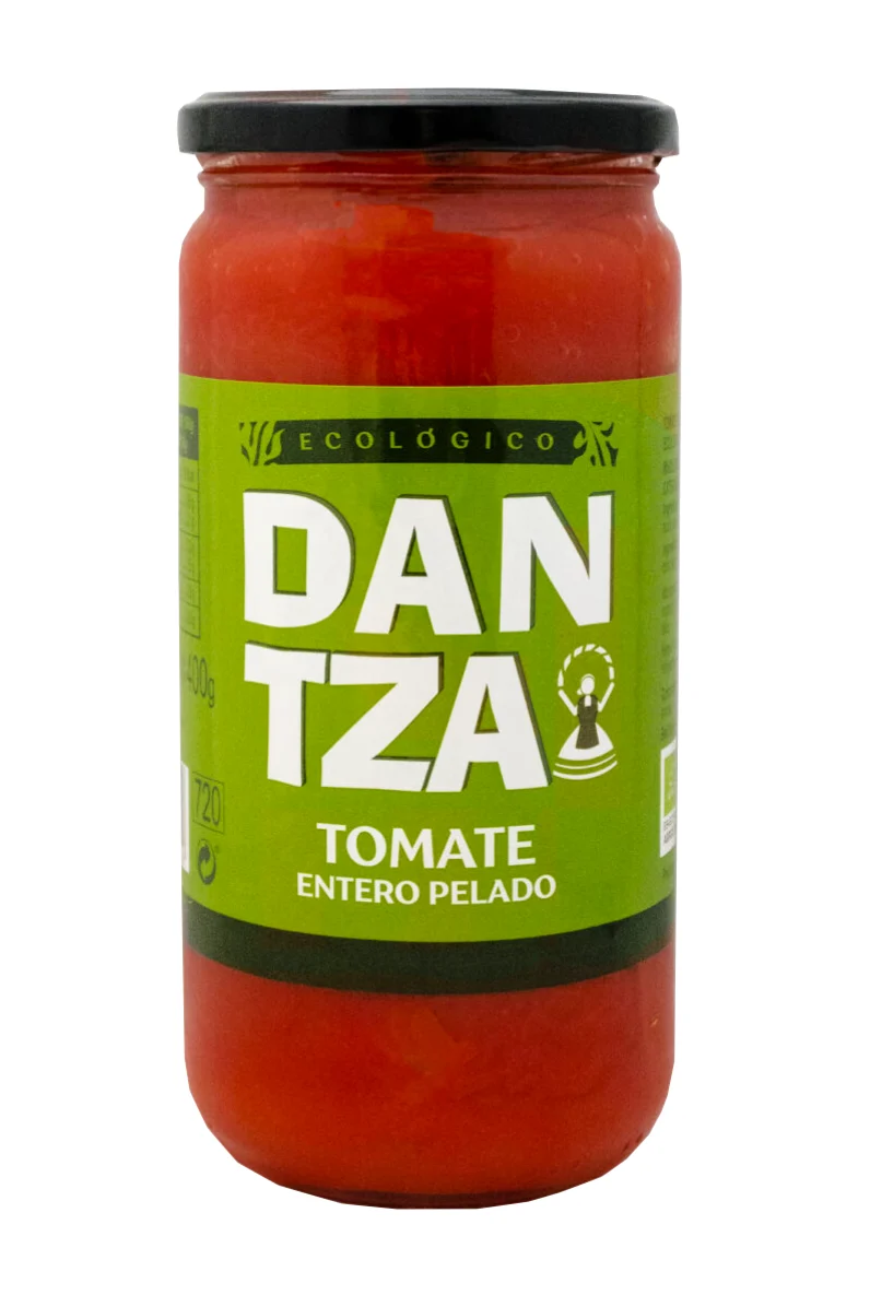 Tomate Entero pelado ECO 660 g - DANTZA