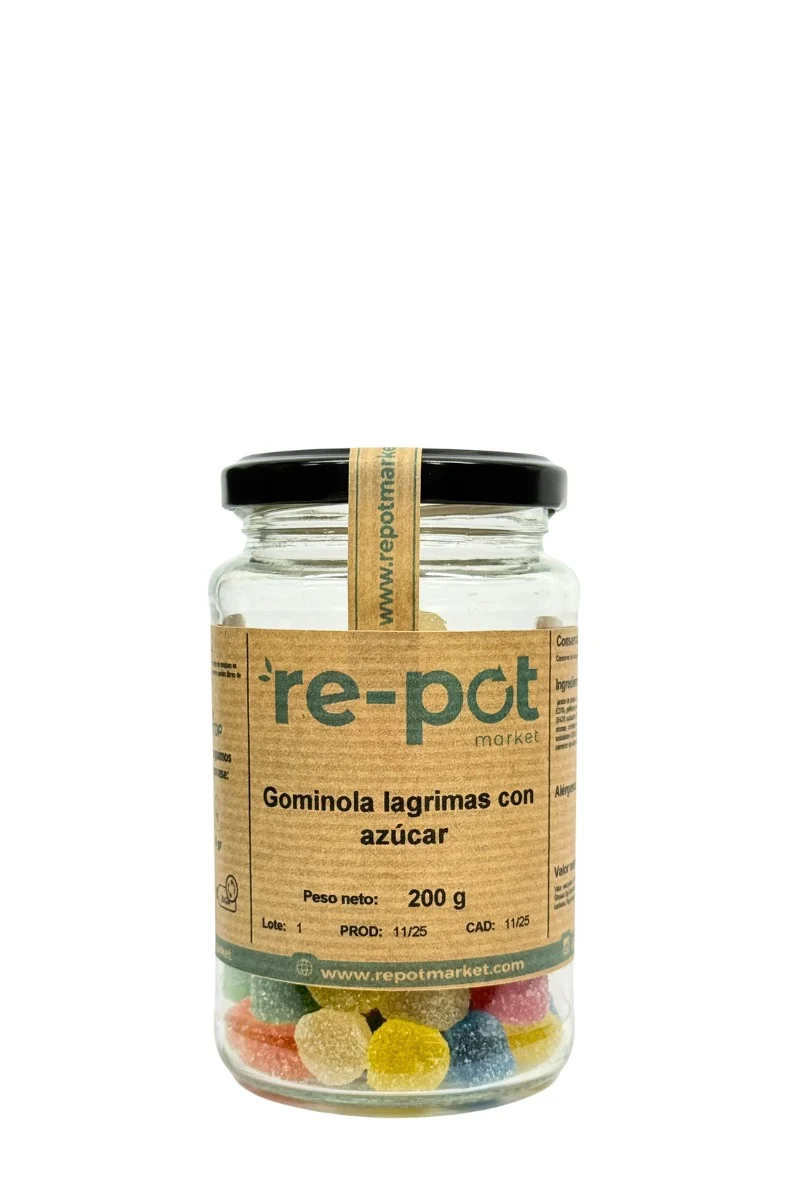 Gominola lagrimas con azúcar 200 g
