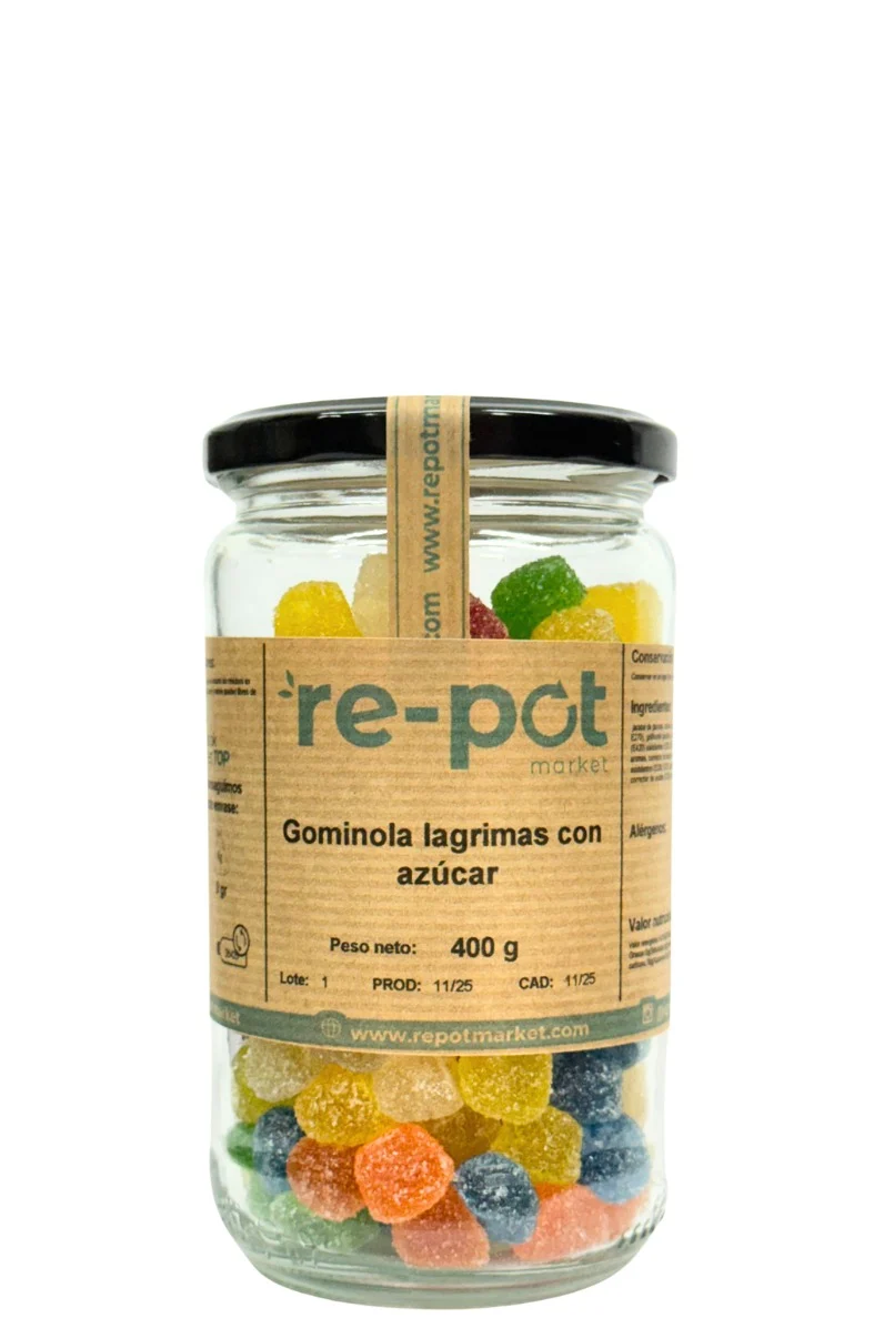 Gominola lagrimas con azúcar 400 g