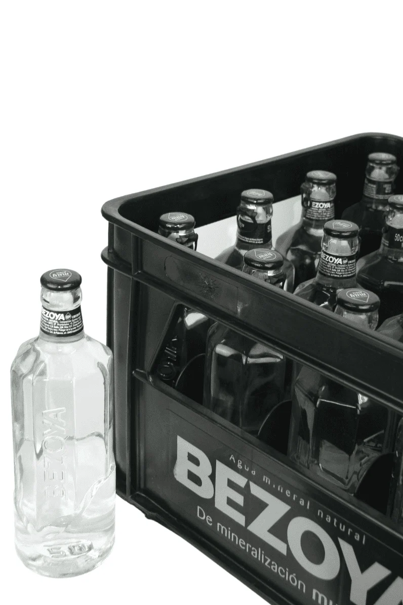 Agua Mineral Bezoya en vidrio retornable 500 ml - Pack 20 Ud