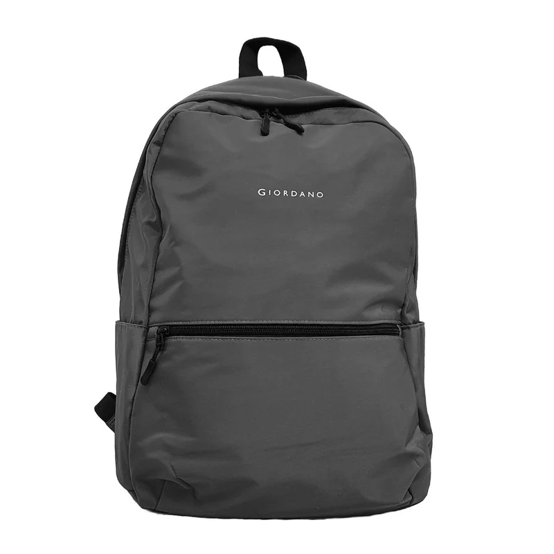 Essential Backpack: Durable Polyester, Everyday Versatility - Grey