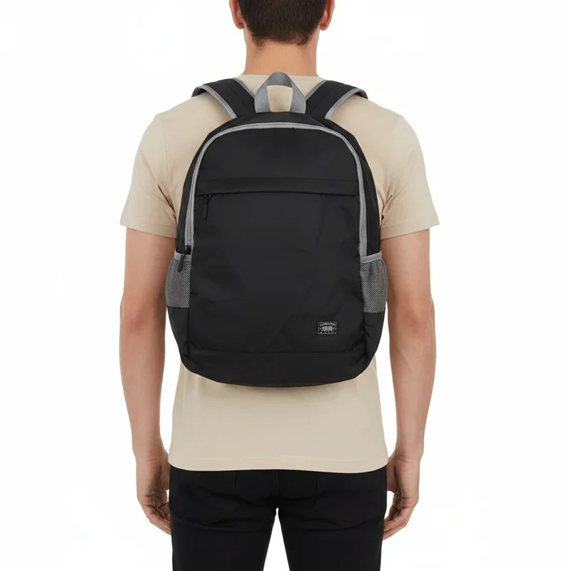 Polyester Backpack - Black