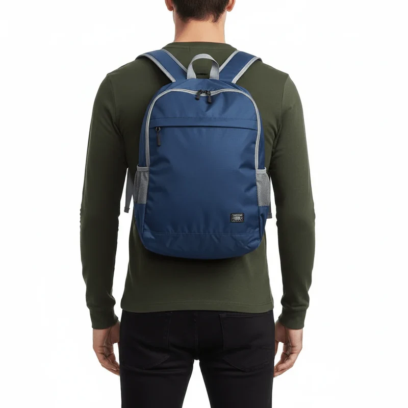 Polyester Backpack - Blue