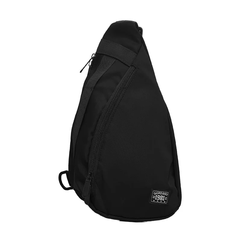 Polyester Cross Body Bag - Black