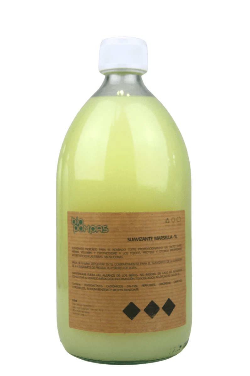 Suavizante Textil Marsella en vidrio retornable 1L - Bio Pompas