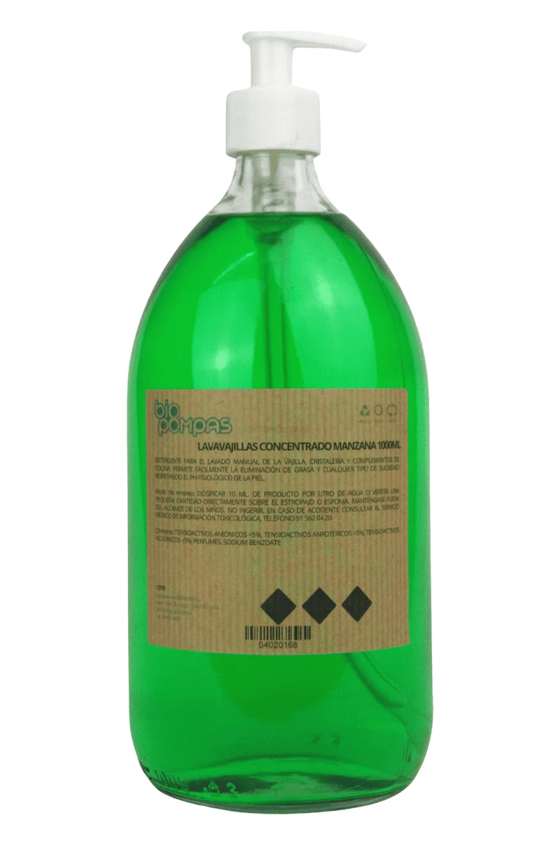 Lavavajillas Manual Manzana 1L - Bio Pompas