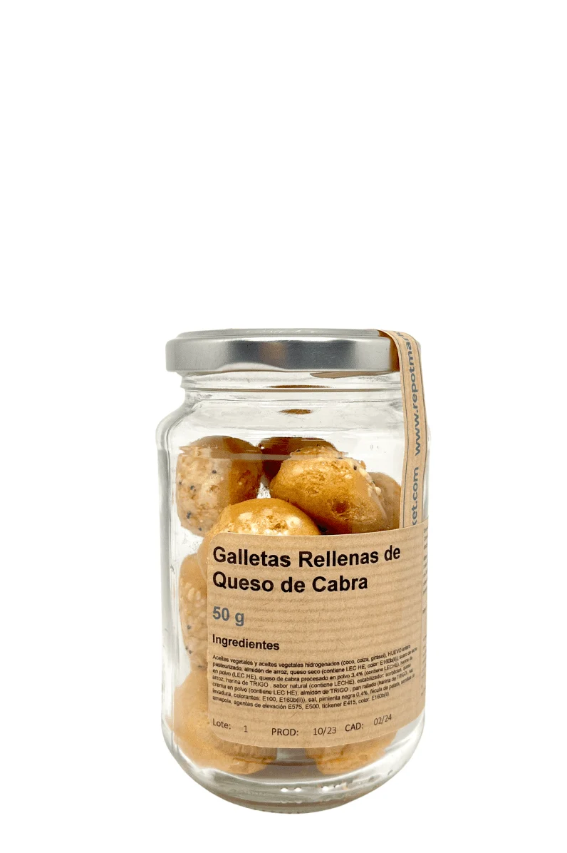 Galletas rellenas de queso de Cabra 50 g