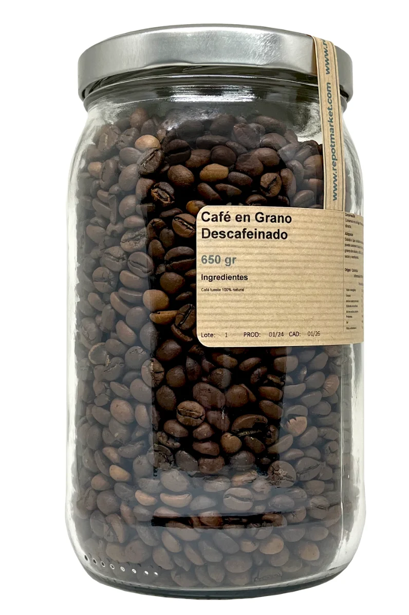 Café en Grano Descafeinado 650 g